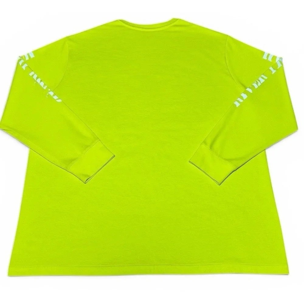 Polo Ralph Lauren Expedition Long Sleeve Graphic T Shirt Neon Yellow 2XLT NWT